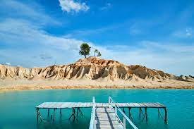 Bintan dessert and blue lagoon